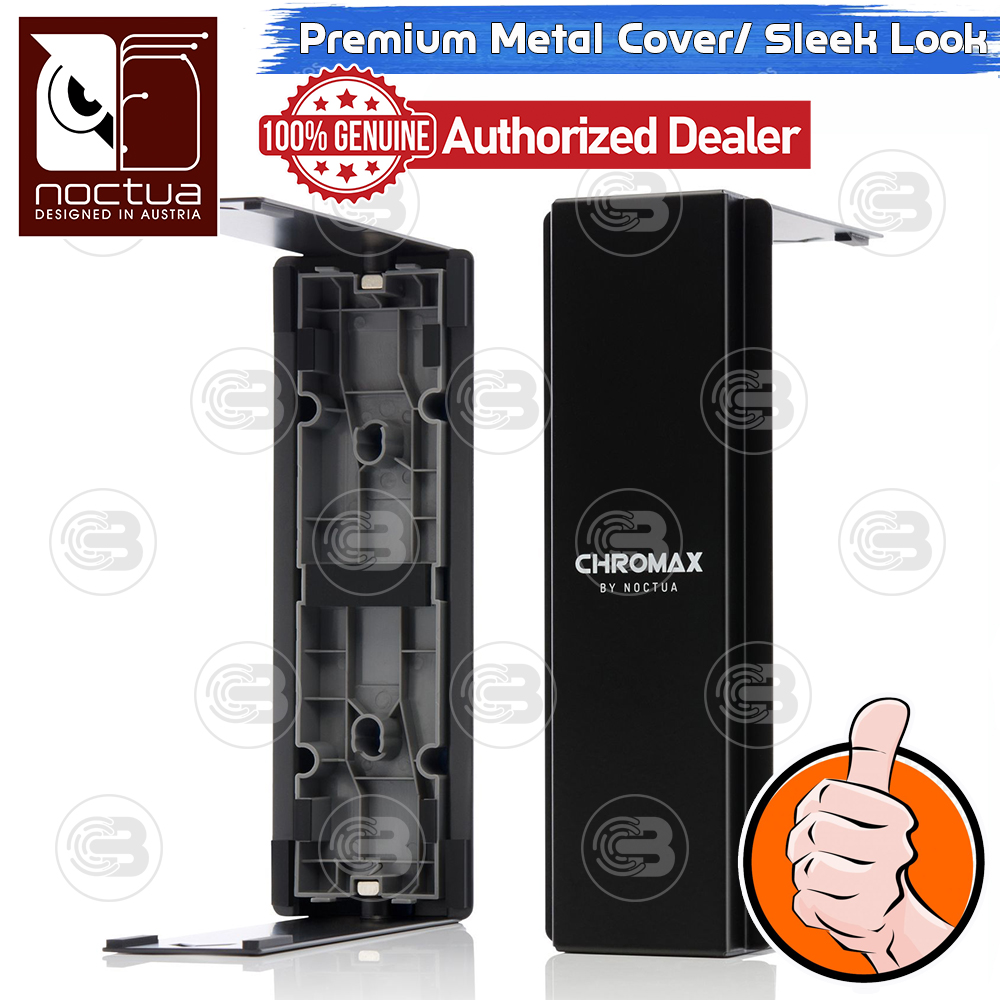 [CoolBlasterThai] Noctua NA-HC4 Chromax.Black Heatsink Cover (NH-D15) ประกัน 6 ปี