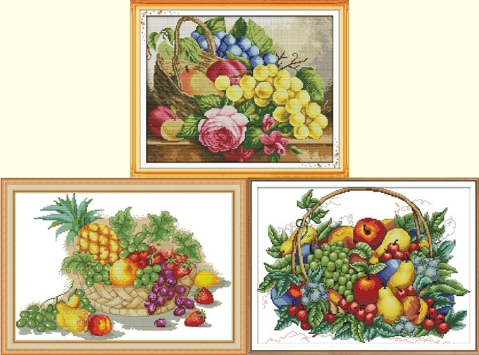 Fruit basket (เดี่ยว/ชุด)(ไม่พิมพ์/พิมพ์ลาย)