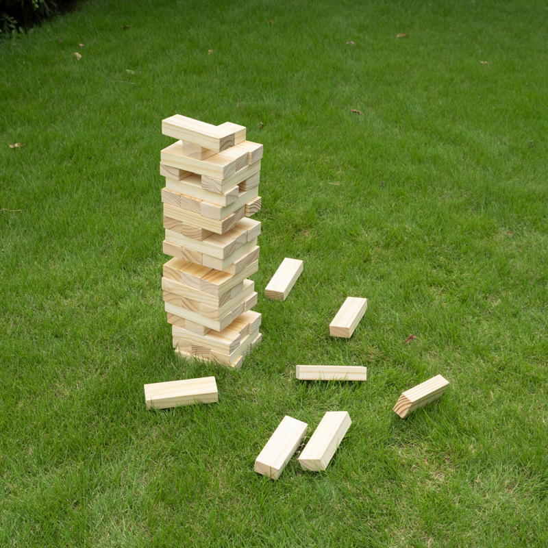 เกมตึกถล่มยักษ์ Giant Jenga Wooden Block