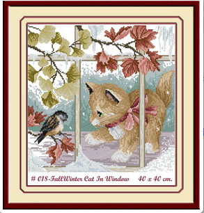 FALLWINTER CAT IN WINDOW