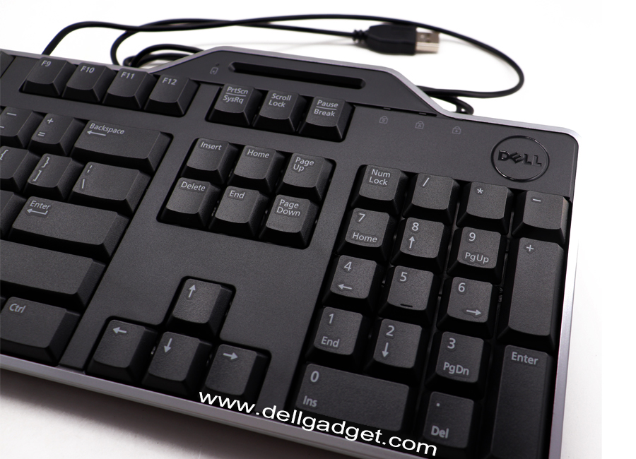 คีย์บอร์ด Dell KB813 อ่านบัตร Smart Card แท้ Dell Keyboard Smart Card USB แท้ ประกัน ศูนย์ Dell 1 ปี