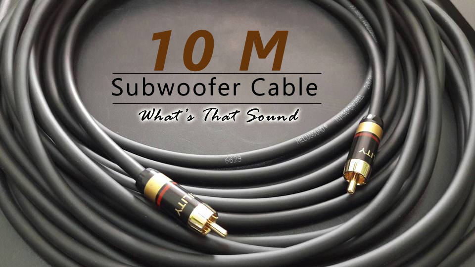 Subwoofer Cable 10 m (1ออก1)