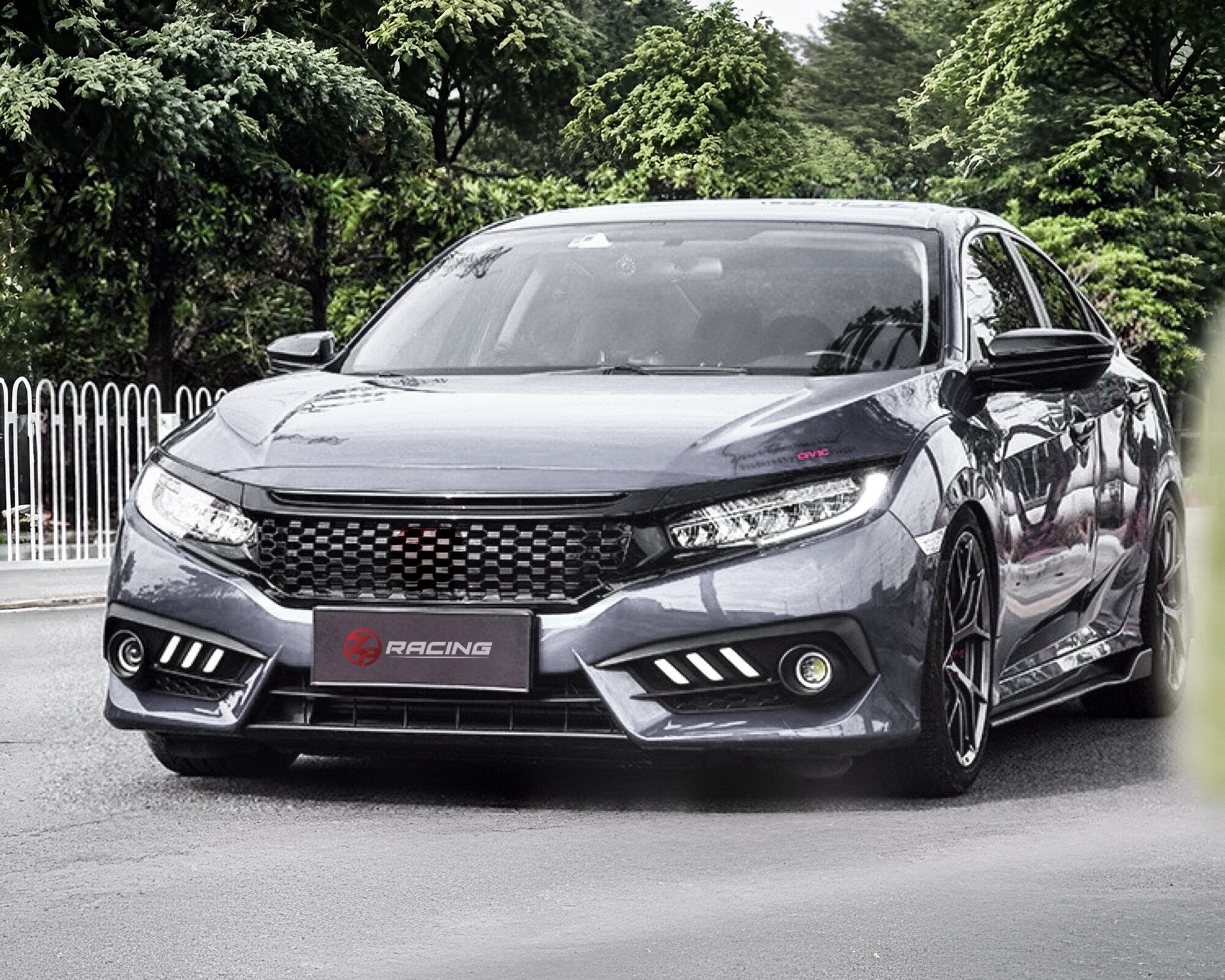 กระจังหน้า CIVIC FC FK 2016-2018 ทรง Sport
