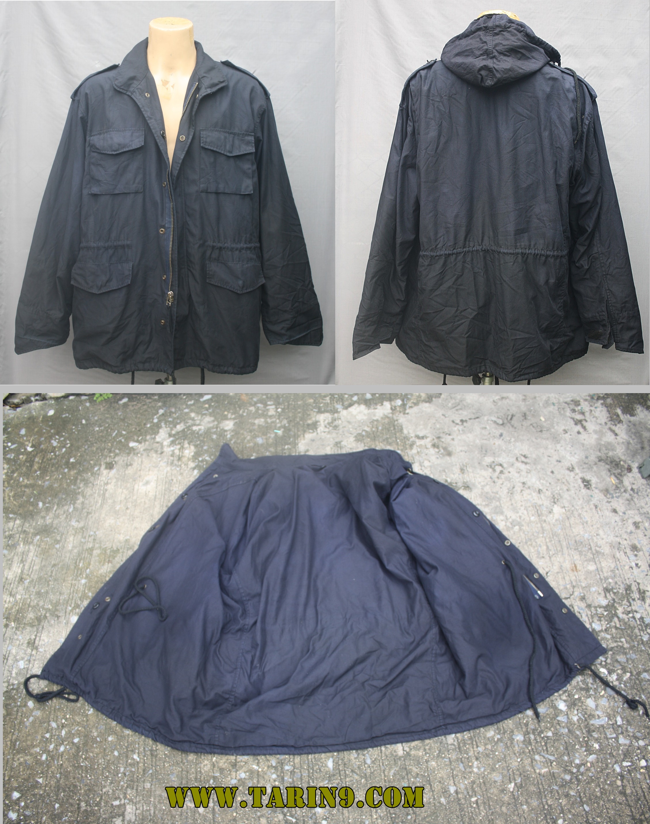 เสื้อทหาร M65 สีน้ำเงินเข้ม