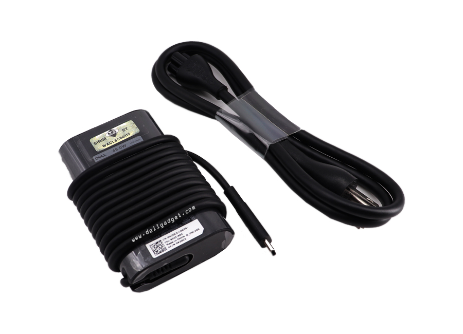 Adapter Dell Latitude 5290 2-in-1 45W Type-c สายชาร์จ Dell Latitude 5290 สายชาร์จโน๊ตบุ๊ค Dell Latitude 5290 2-in-1 แท้ ประกัน ศูนย์ Dell Thailand ราคาไม่แพง