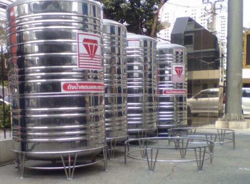 ถังน้ำสเตนเลสตราเพชร DMCB