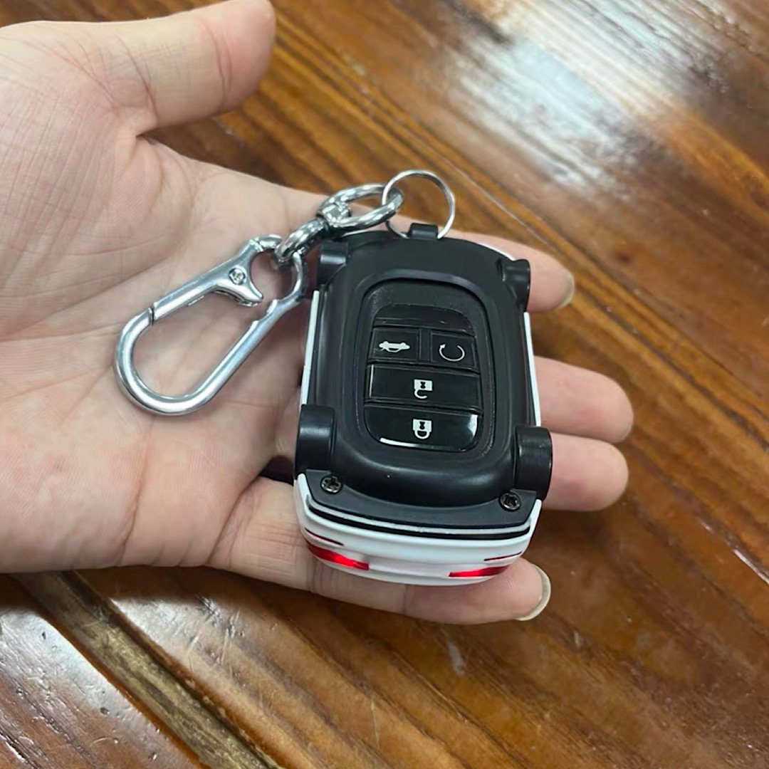 เคสกุญแจ Key Case โมเดลรถ Honda Civic FE 2022-2027 มีไฟ LED
