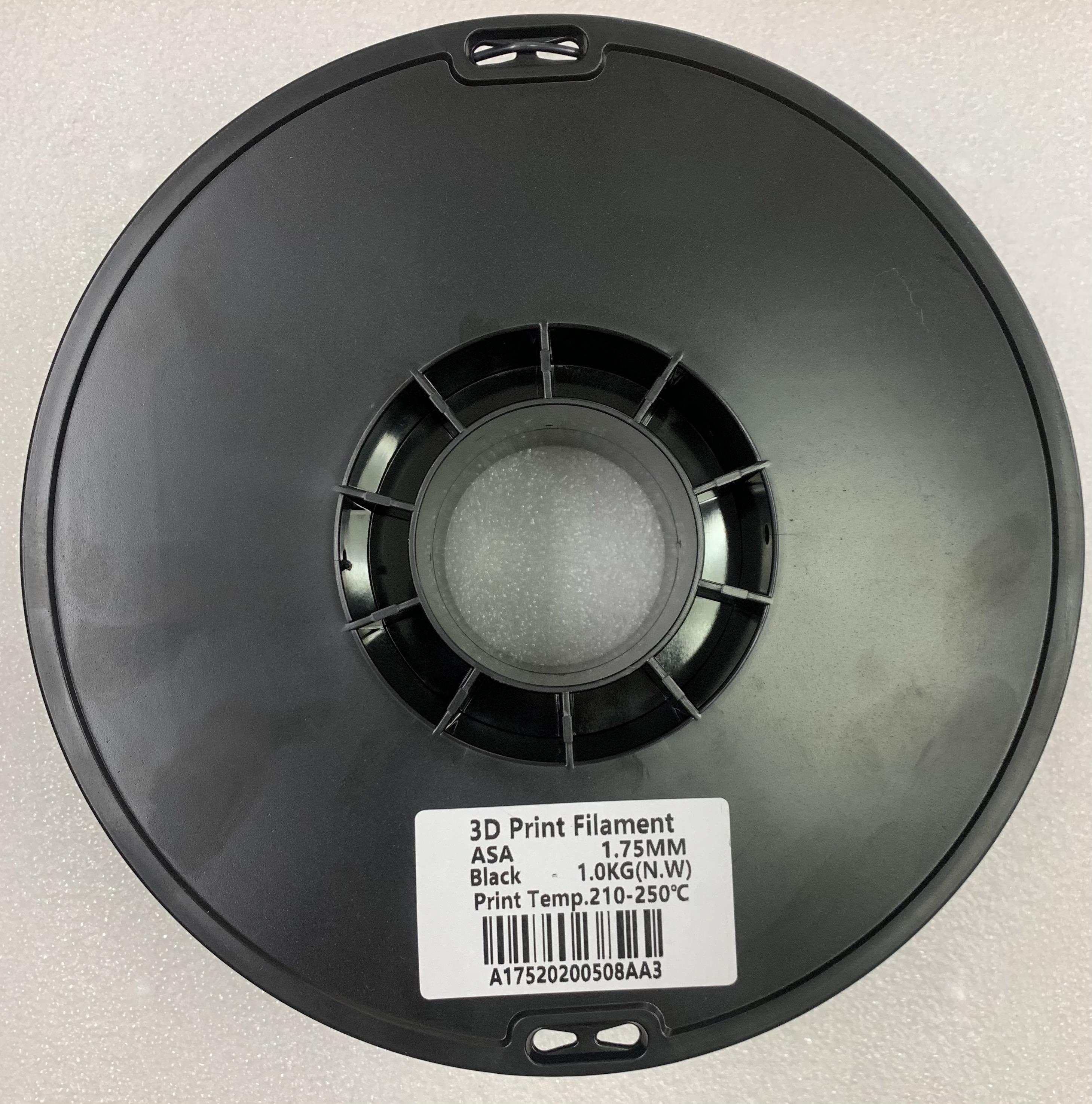 Ziro Filament เส้นพลาสติก ASA สีดำ Black 1.75mm 1kg