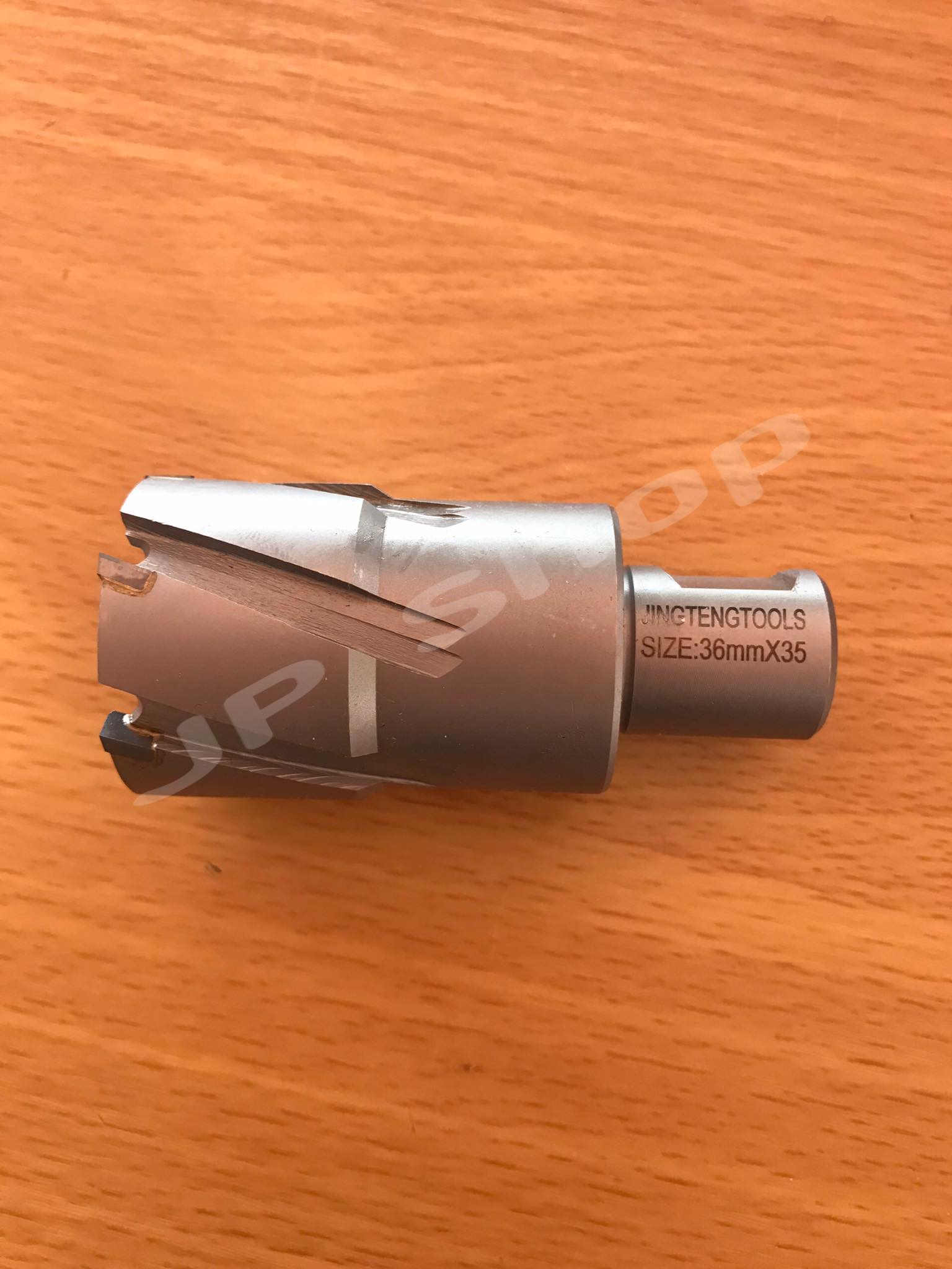 ดอกสว่านเจ็ทบอส แบบโฮลซอว์คาร์ไบสำหรับเจาะเหล็กหนา ด้วยสว่านแม่เหล็กไฟฟ้า ขนาด36*35 มม. #3635