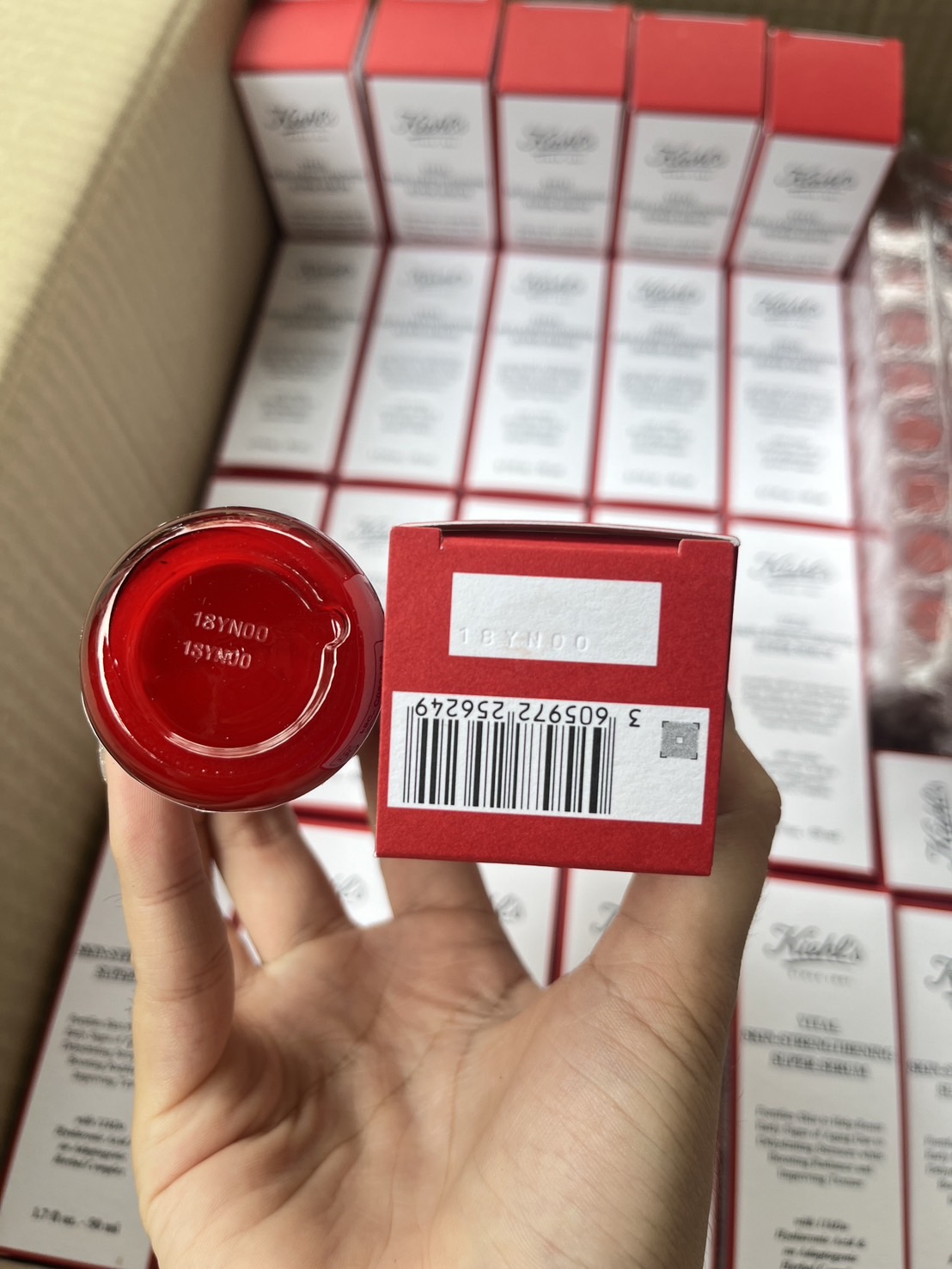 Kiehl's Vital Skin-Strengthening Super Serum 50ml. เซรั่มขวดแดง