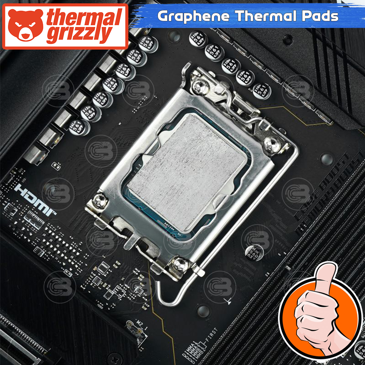 [CoolBlasterThai] Thermal Grizzly KryoSheet Graphene Thermal Pad 68x51x0.2 mm. (Threadripper/Epyc/Xeon)
