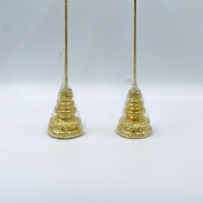 พัดยก/บังแทรก ลงยาปิดทอง