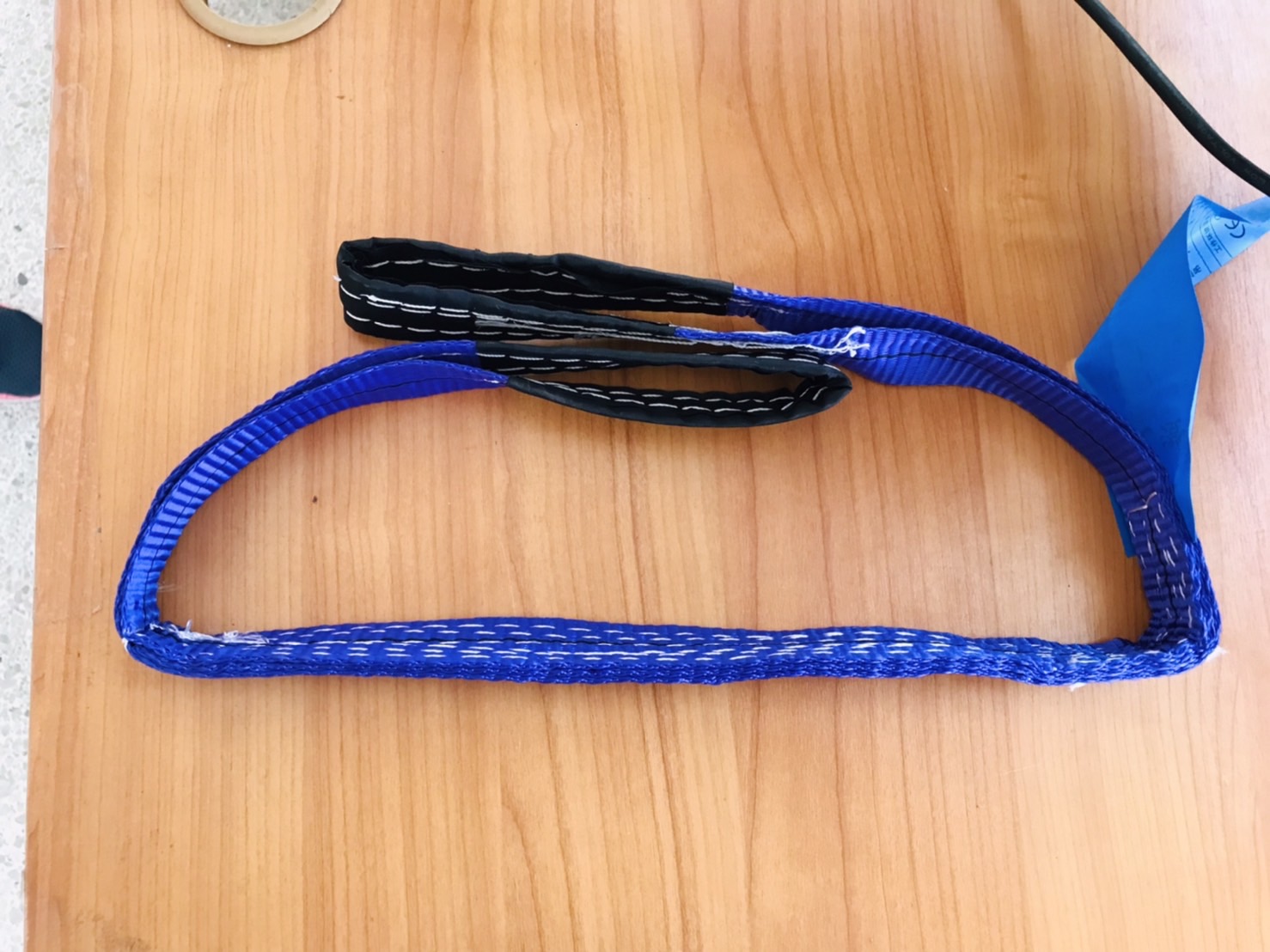 สายพานยกของขนาด 1 เมตร สีม่วง หนา ทนทาน แข็งแรง สายสลิง ยกรถเครน สายยกของ อุปกรณ์ยกของหนักสลิงแบนแขวน สายลาก กว้าง 1 นิ้ว ยาว 1 เมตร ยกได้ 1 ตัน #001400