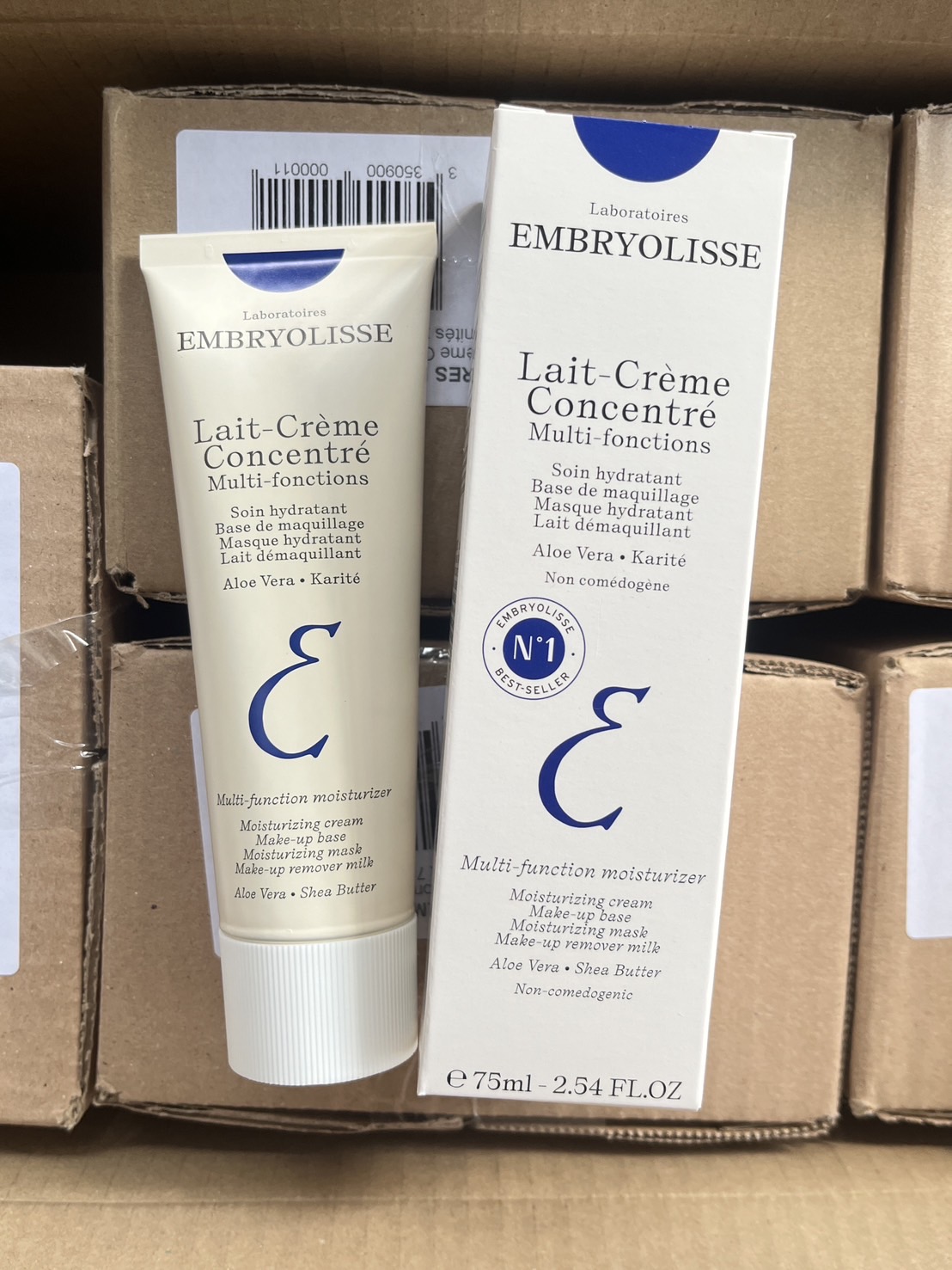 Embryolisse Lait Cream Concentrated Moisturizer Make-up Primer Moisturizing Mask 75ml. แพ็คเก็จใหม่ 2025