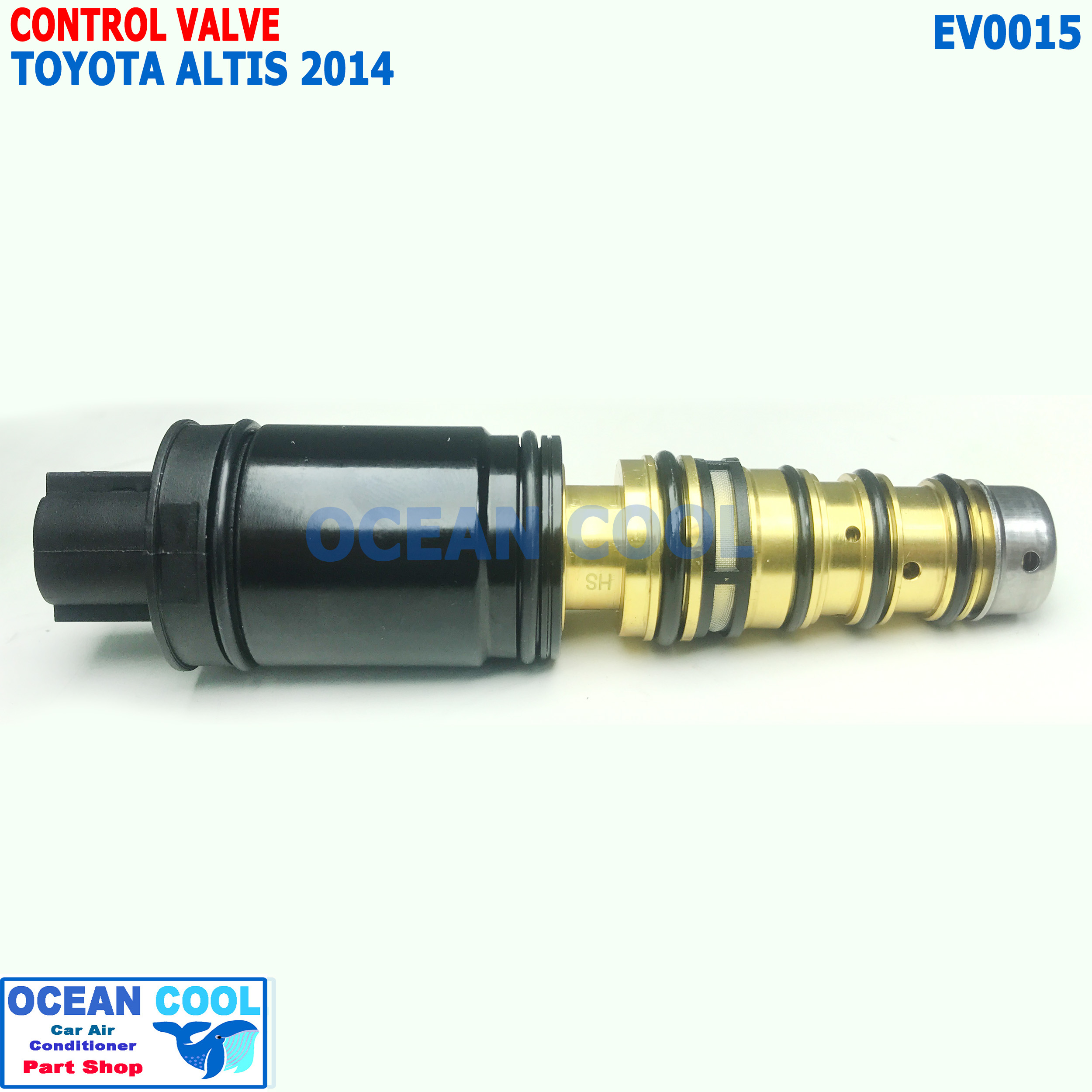 คอนโทรลวาล์ว โตโยต้า อัลติส 2014 - 2018 EV0015 Control valve Toyota Altis สำหรับ คอมเพรซเซอร์ 6SES14C วาล์วคอนโทรลแอร์