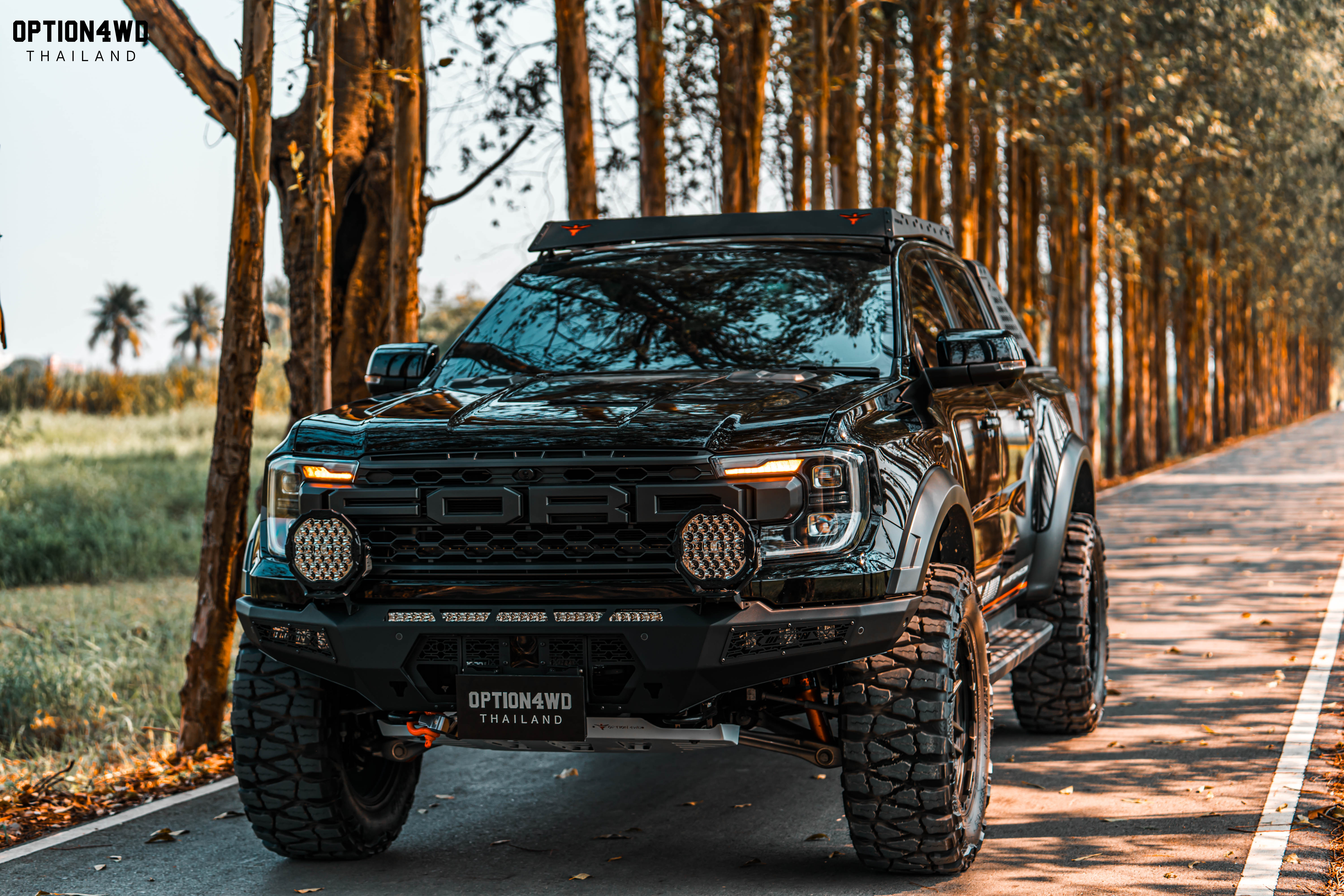 Rack หลังคา Option4WD สำหรับ Ford Ranger/Raptor Next Gen