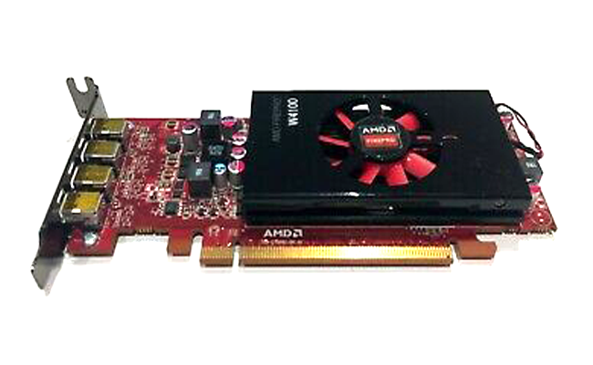 การ์ดจอ Dell AMD FirePro W4100 2GB Half Height VGA Dell Precision T3420 T1700 SFF Half Height ของแท้ ศูนย์ dell thailand