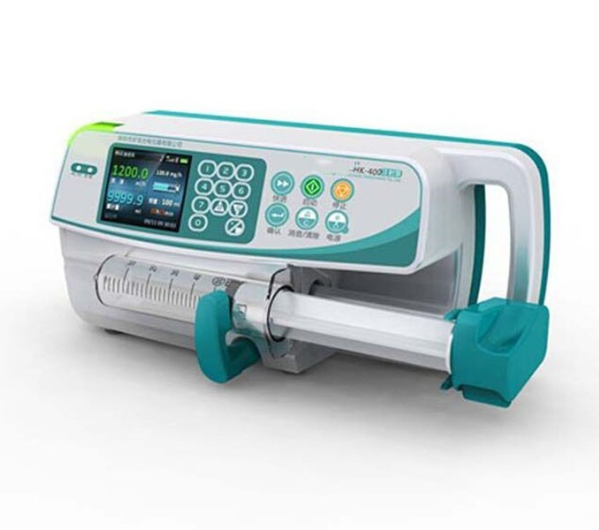 เครื่องควบคุมการให้สารละลายด้วยกระบอกฉีดยา Hawkmed syting pump รุ่น HK-400 รับประกัน 1 ปี