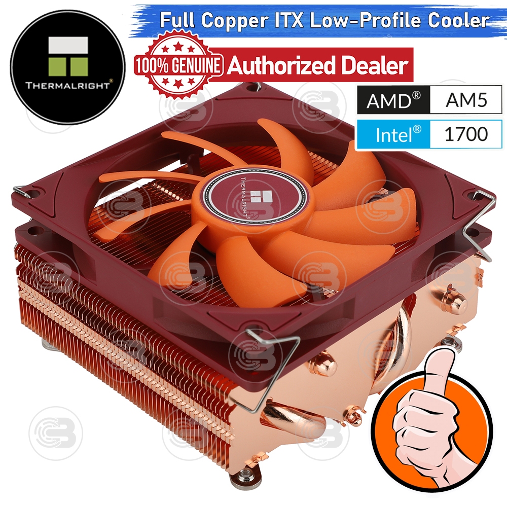 [CoolBlasterThai] Thermalright AXP90 X53 Full Copper Low-Profile CPU Cooler with 4 Heatpipes (AM5/LGA1851 Ready)