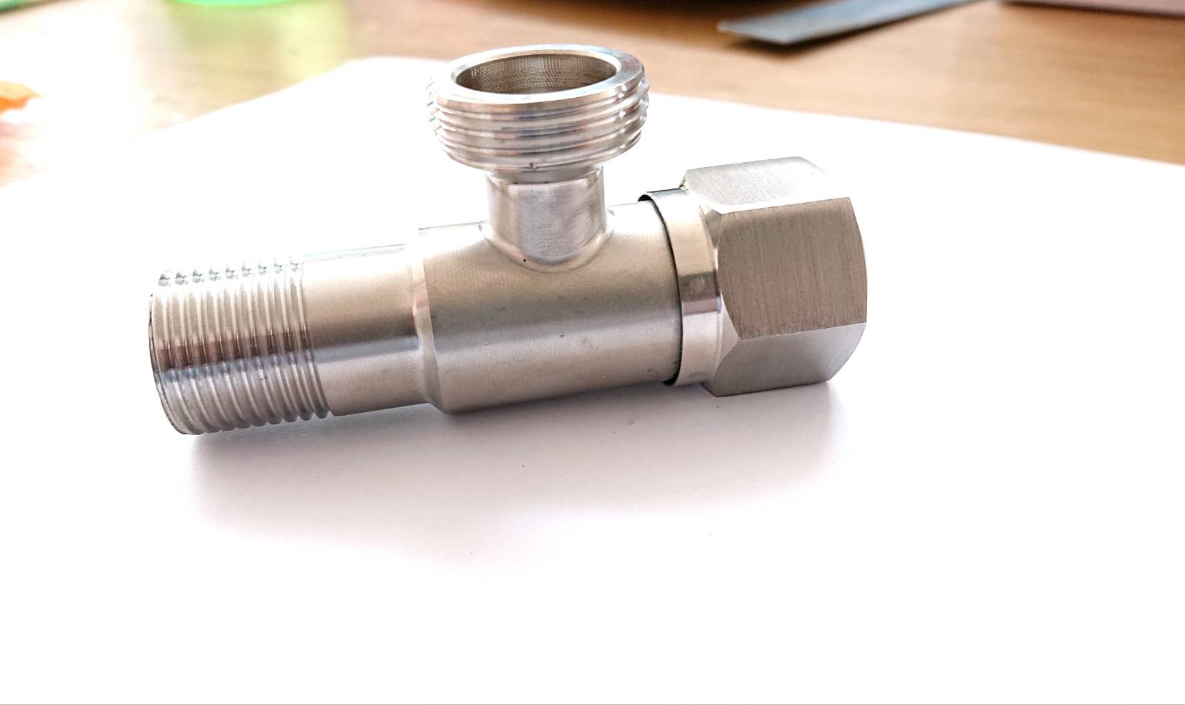 วาล์วฝักบัว 4หุน ฝังกำแพง สต๊อปวาล์ว วาล์วเปิด-ปิดน้ำ ก๊อกน้ำสแตนเลส SUS 304