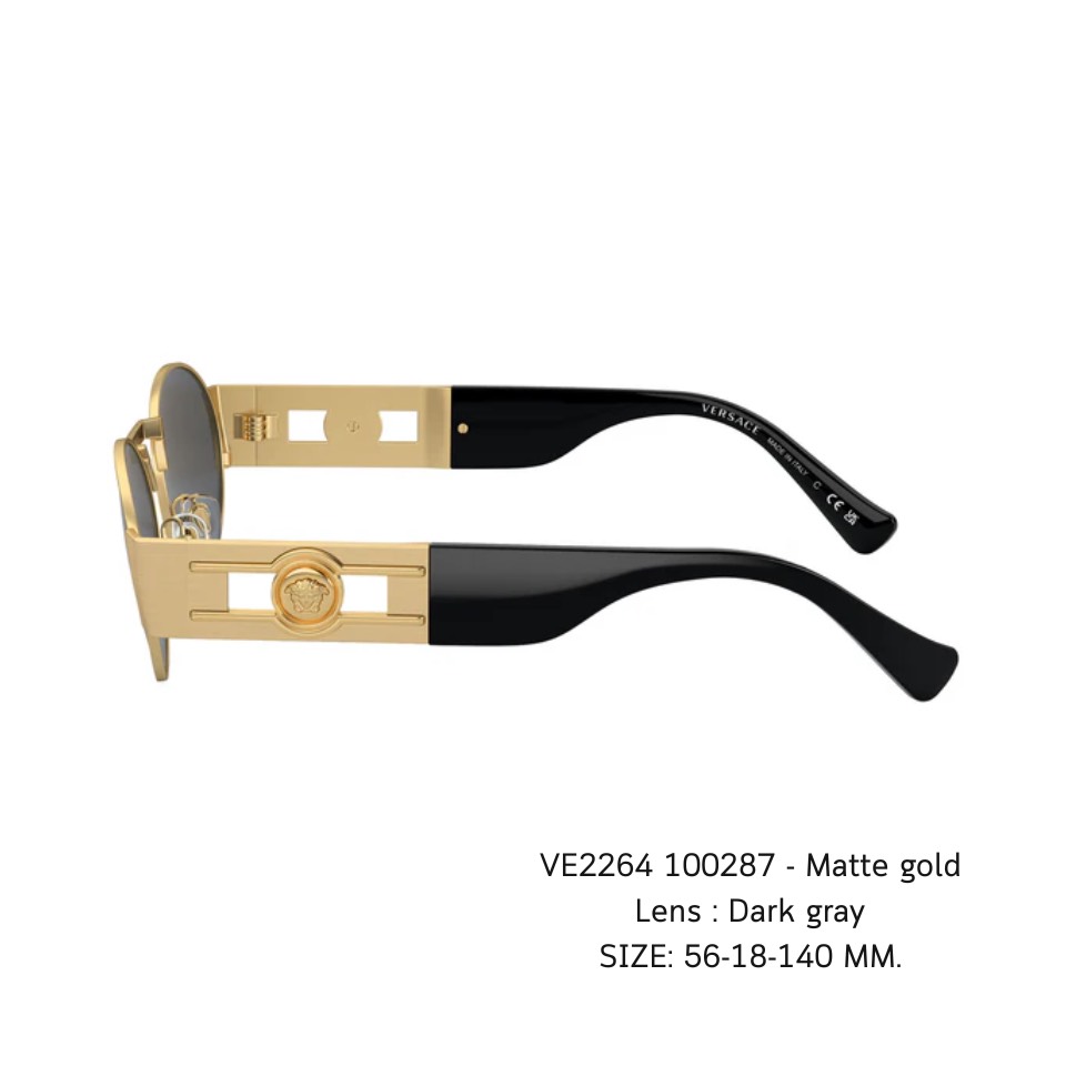 แว่นกันแดด VERSACE VE2264 100287 SIZE 56 MM.