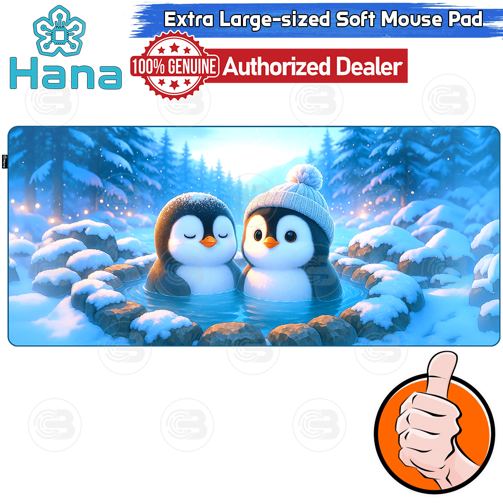 [CoolBlasterThai] Hana ONSEN PENGUINS Mouse Pad XL (900x400mm)