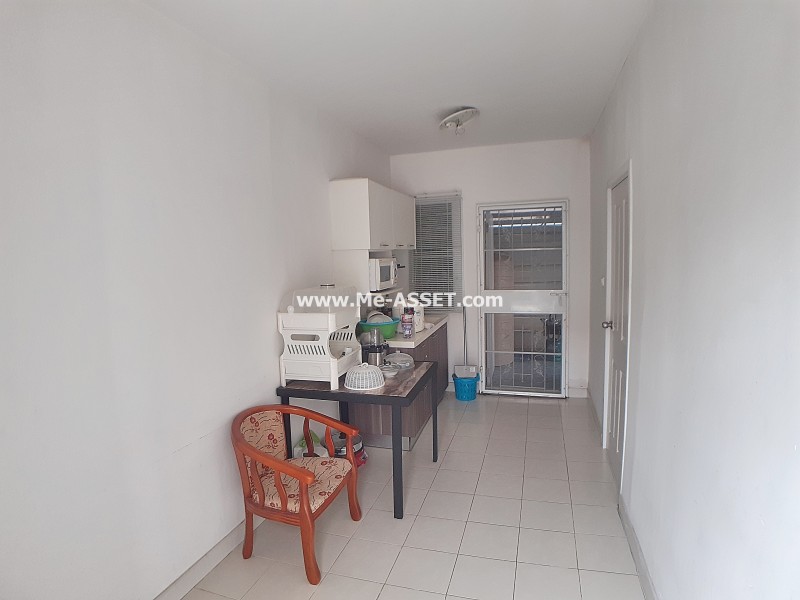 ขายบ้านแฝด ม.พฤกษาวิลล์ ถ.รามคำแหง 160 ซ.มิสทีน แขวงสะพานสูง เขตสะพานสูง กรุงเทพ ต้นโครงการ ถนนเมน หน้าบ้านไม่ชนใคร / พื้นที่ 2 ชั้น 38.3 ตารางวา