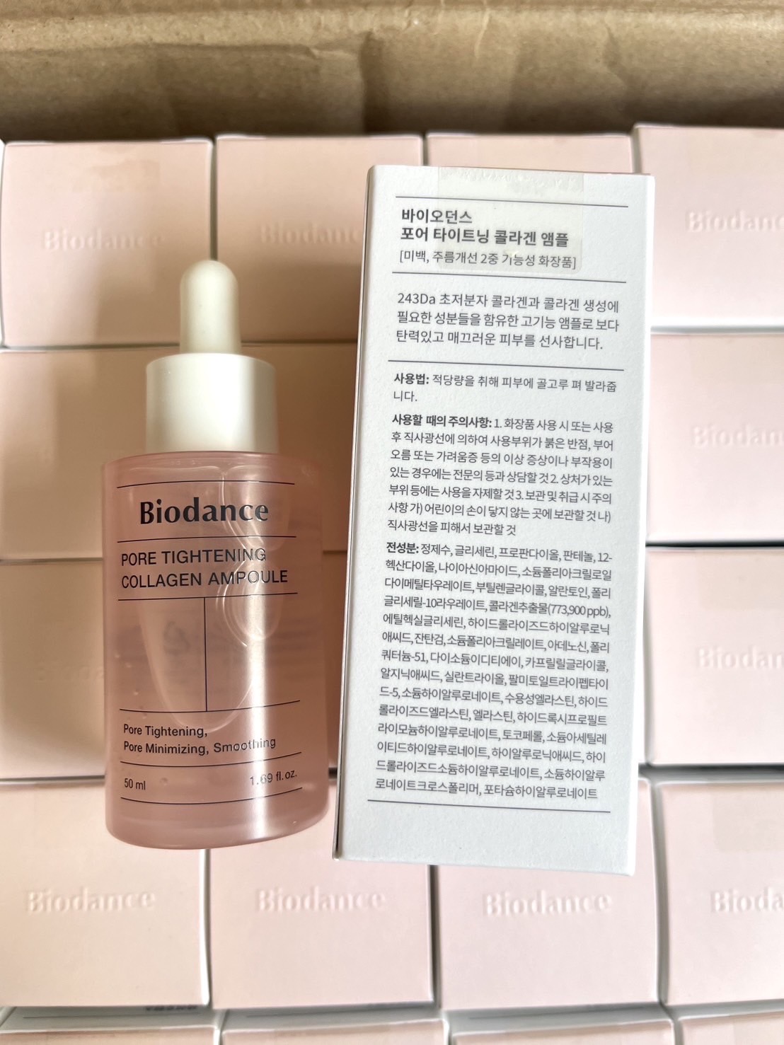 Biodance Pore Tightening Collagen Ampoule 50ml. แอมพูลบำรุงผิวให้กระชับ และลดรูขุมขน