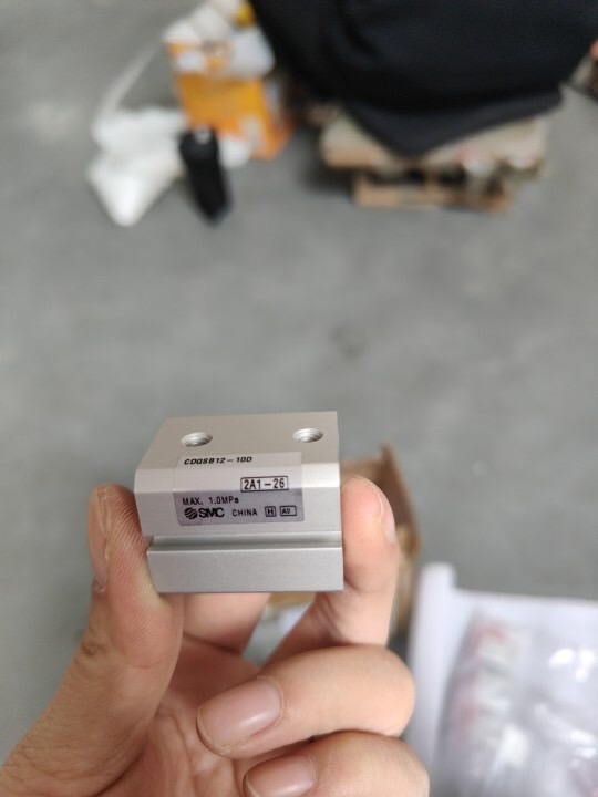 SMC CDQSB12-10D cyl, compact, dbl act, auto-sw, CQS COMPACT CYLINDER กระบอกสูบขนาดเล็ก