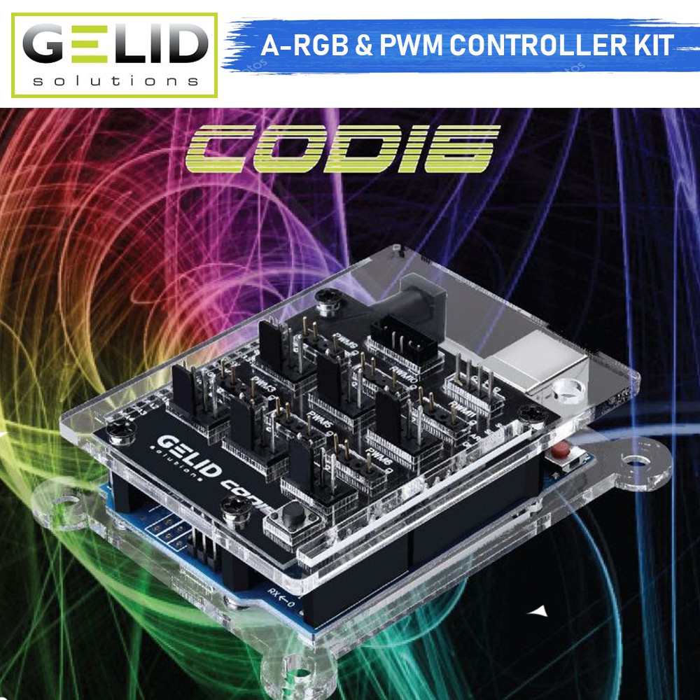 [CoolBlasterThai] GELID CODI6 A-RGB HUB+ PWM CONTROLLER HUB KIT ประกัน 2 ปี