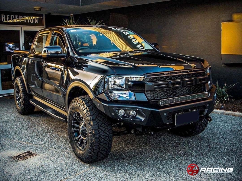 กันชนหน้า กันชนเหล็ก Next Gen Ranger 2022 ฟอร์ดเรนเจอร์ รุ่น HAMER KING SERIES FRONT BULL BAR