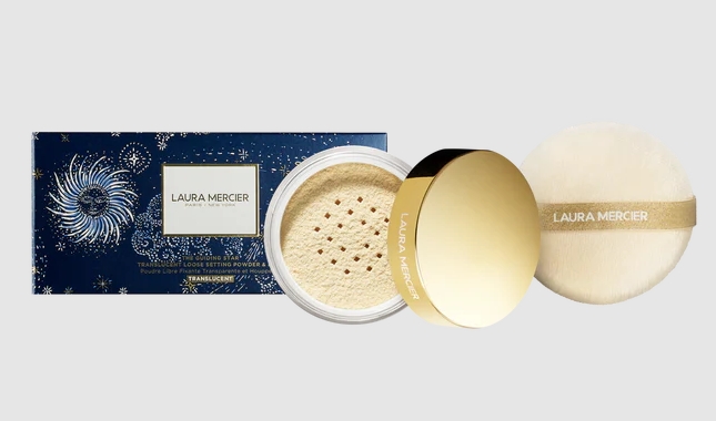 Laura Mercier The Guiding Star Translucent Loose Setting Powder & Puff เซตแป้ง 29g.+พัฟฟ์