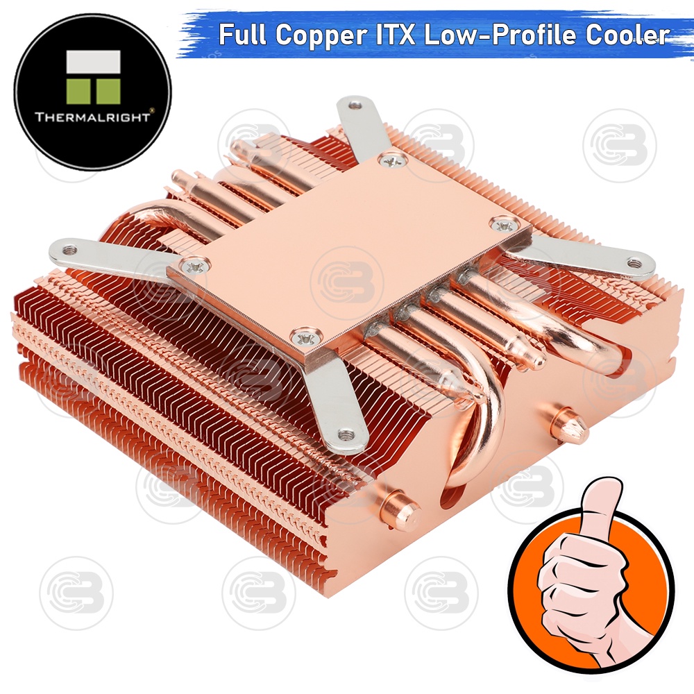 [CoolBlasterThai] Thermalright AXP90 X47 Full Copper Low-Profile CPU Cooler with 4 Heatpipes (AM5/LGA1851 Ready) ประกัน 6 ปี