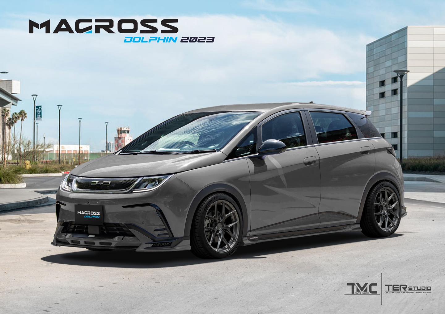 ชุดแต่ง ชุดสเกิร์ต BYD DOLPHIN รุ่น MACROSS