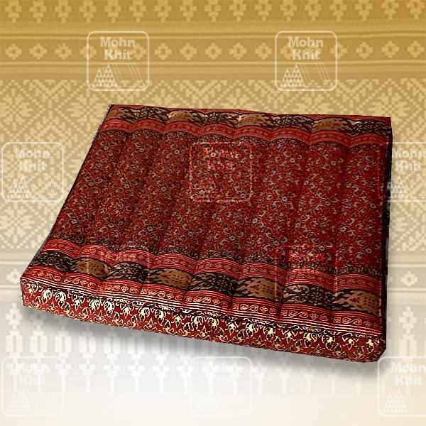 เบาะสมาธิหนาขนาดใหญ่ผ้าพิเศษ 50x50x7Cm ,Large special wave maditation mattresses Cushions Khit Pillow Small Kapok100%