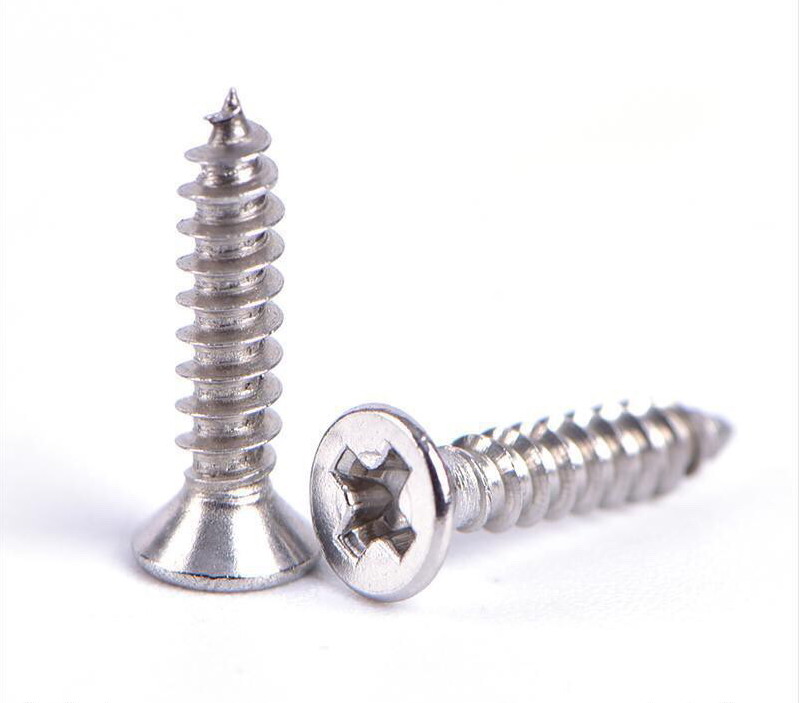 สกูรเกลียวปล่อยสแตนเลส หัวสี่แฉก M3