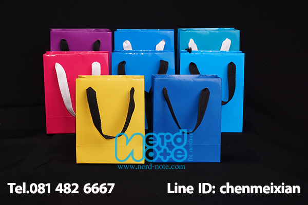 ถุงกระดาษหูหิ้วเล็ก ขนาด 5 x 10 x 12cm