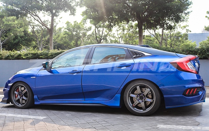 ครอบช่องกระจกหลัง CIVIC FC MUSTANG Style ตรงรุ่น รับประกัน 1 ปี ปี 2016-2022