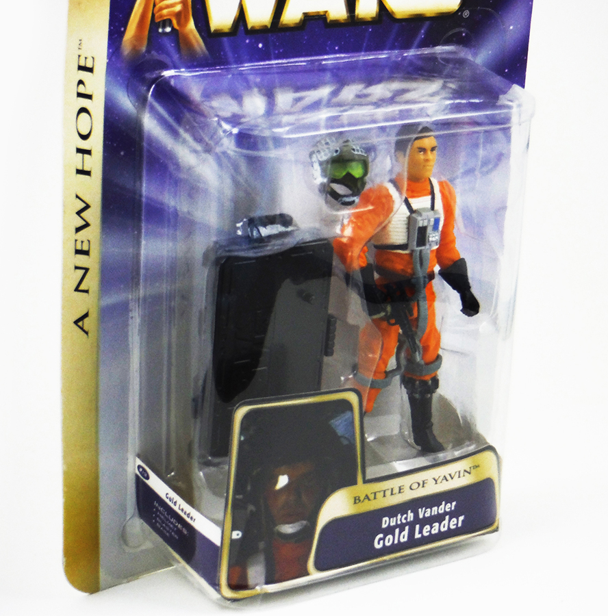 Gold Leader Dutch Vander - Star Wars Hasbro SAGA Series (2004 Toys)
