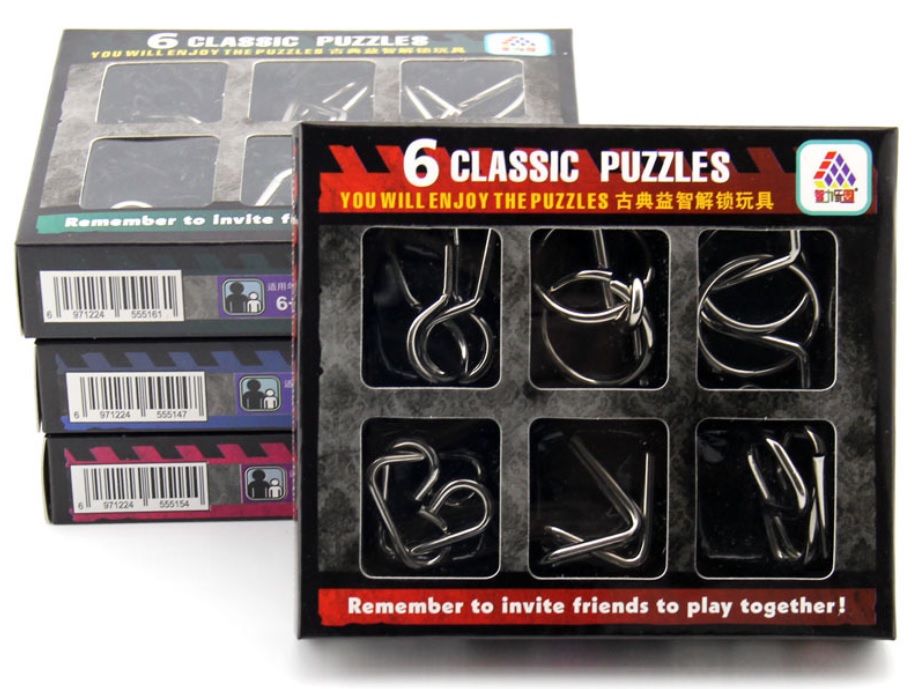 กลเหล็ก Metal Puzzle (A/B/C/D)