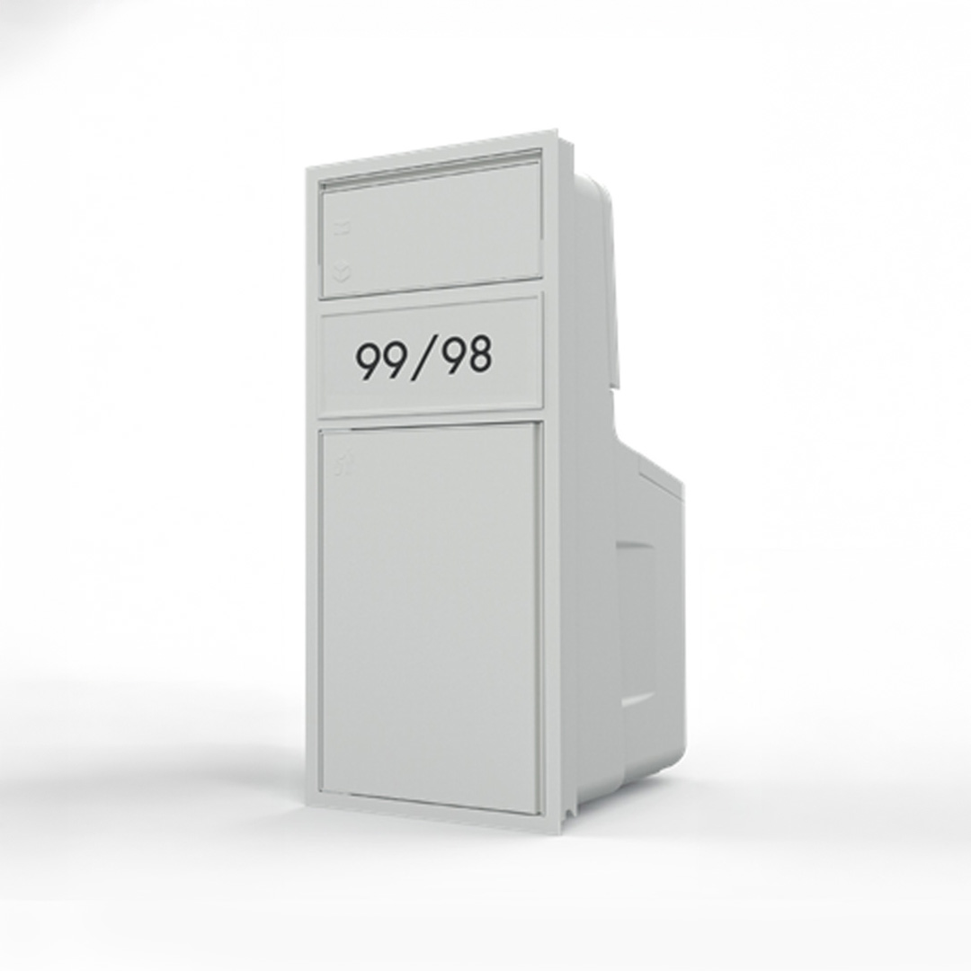 ถังขยะฝังกำแพง DOS TAKA 60 ลิตร