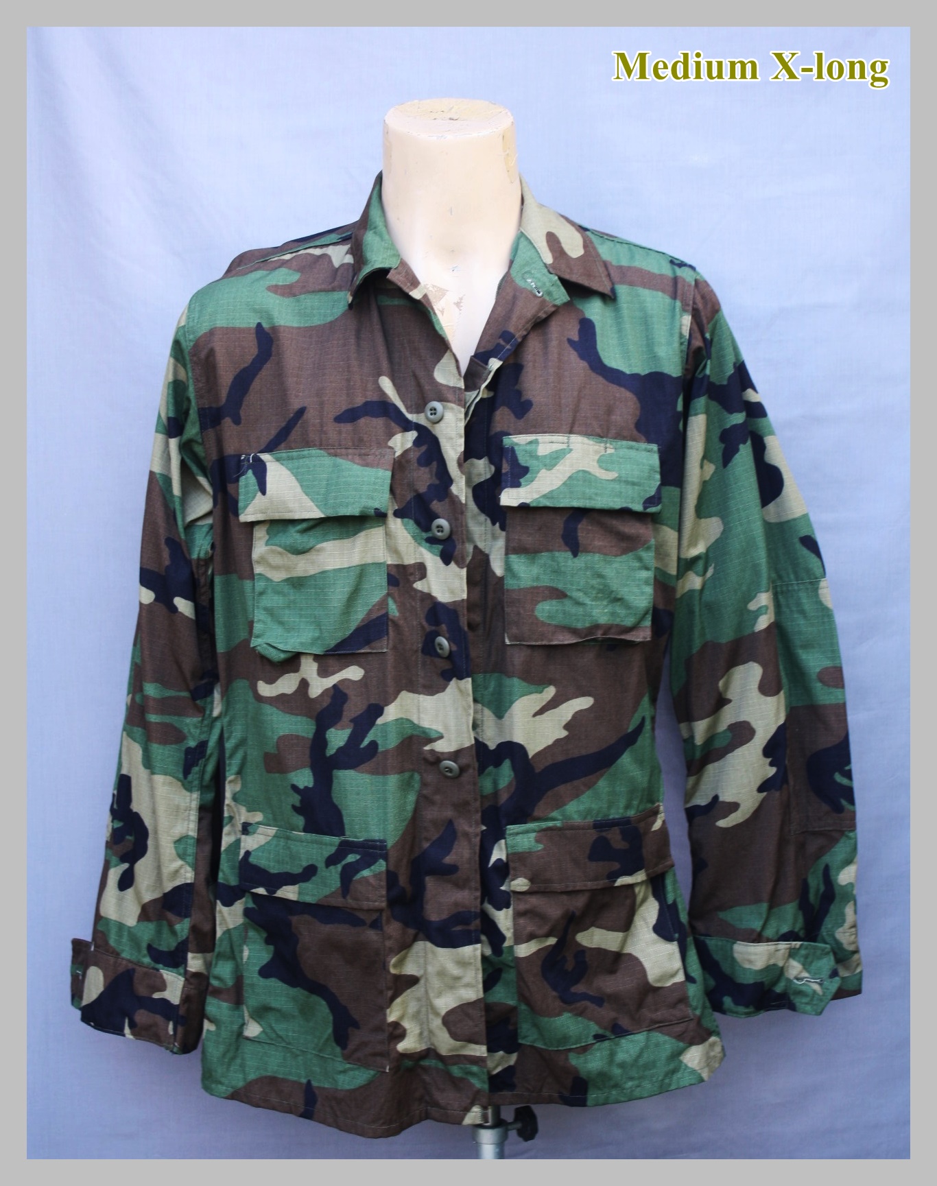 ขายแล้ว เสื้อทหารสหรัฐ M81 woodland