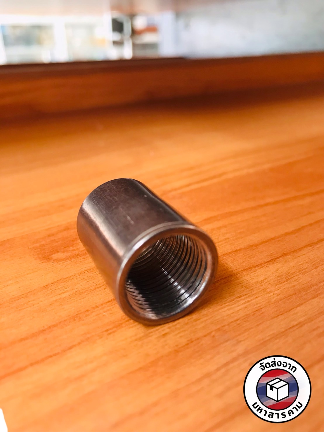 ข้อต่อตรงเกลียวใน สแตนเลส 304 ขนาด 3/8นิ้ว (Stainless Steel 304 Female Thread Coupling 3/8 Inch)#201304