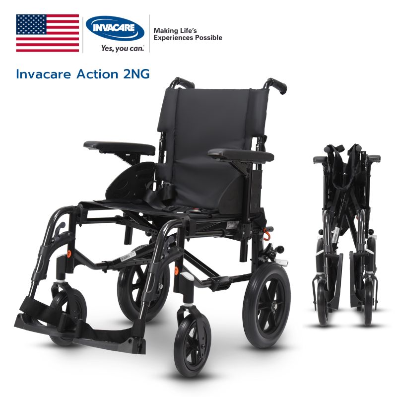 รถเข็นผู้ป่วย Invacare Action 2NG รับประกัน 2 ปี