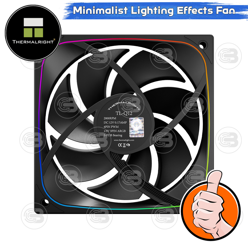 Thermalright TL-Q12 A-RGB Fan Case (size 120 mm.) ประกัน 3 ปี