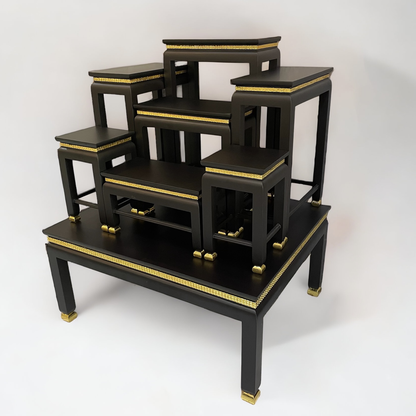 โต๊ะหมู่ 7 หน้า 8 พิกุลโอ๊ค ขาตุ่ม