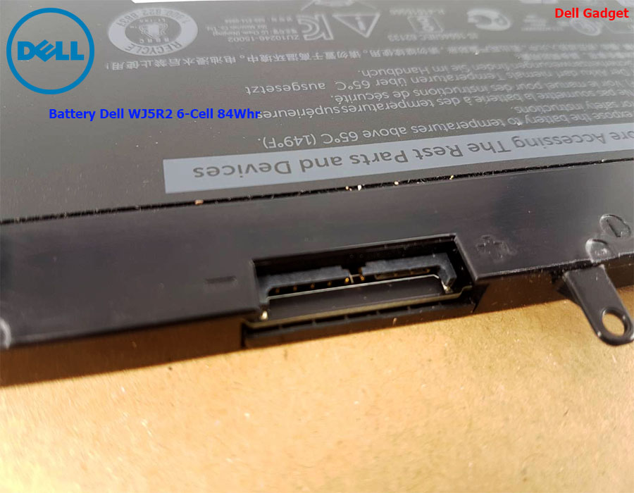Battery Dell Precision 15 รุ่น 3510, 6-Cell, 84Wh, แบตเตอรี่ Dell WJ5R2 ของแท้รับประกันศูนย์ Dell Thailand On-site Service
