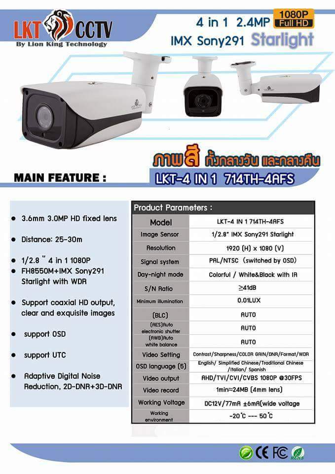 กล้องวงจรปิดพร้อมติดตั้งและดูแลระบบ