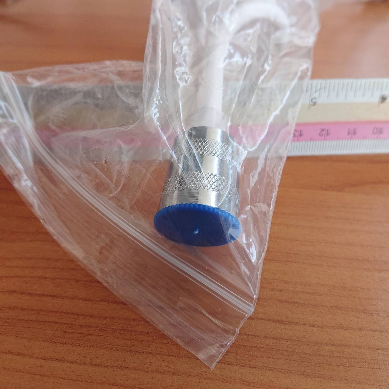 สายสปริงสีขาว สายน้ำดีสปริง สายฉีดชำระสปริง หัวสแตนเลส 304 เกลียวใน4หุน ยาว 2 ม.#54200