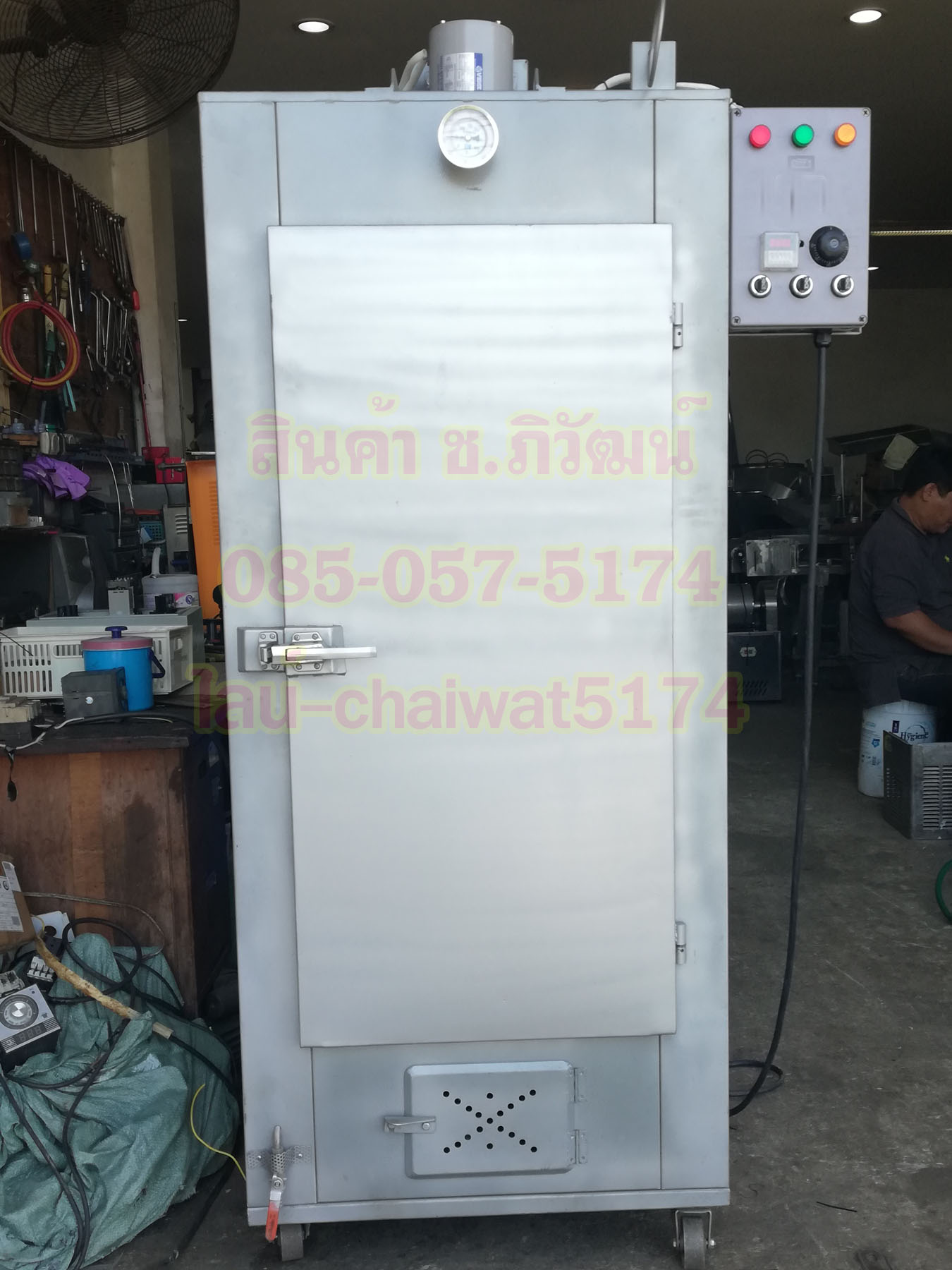 ตู้อบแห้งผลไม้12ชั้นไฟฟ้าเหล็ก